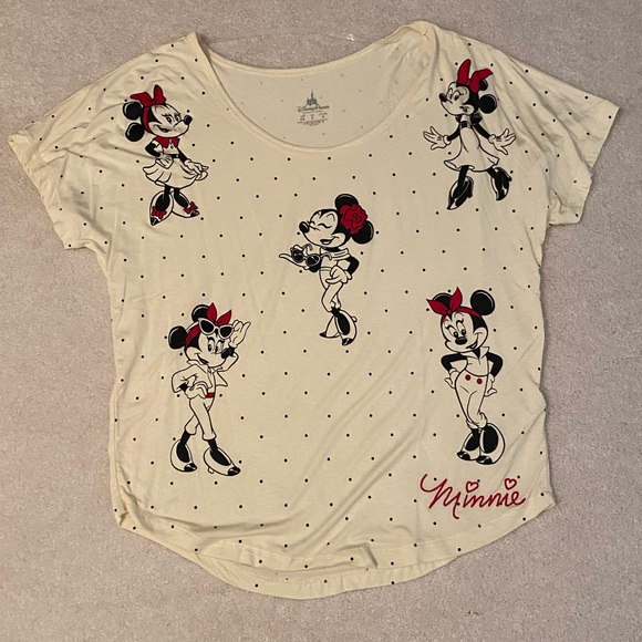 Disney Parks Minnie Mouse Polka Dot Top - Picture 1 of 3